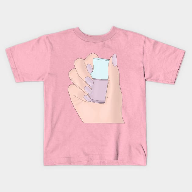 Precious Nail Polish Kids T-Shirt by DiegoCarvalho